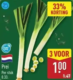 ALDI Prei aanbieding