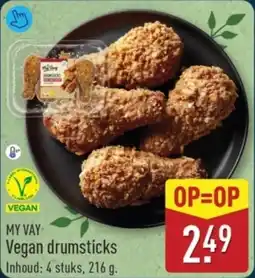 ALDI My Vay Vegan Drumsticks aanbieding