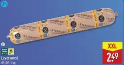ALDI Leverworst XXL aanbieding