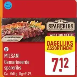 ALDI Milsani Gemarineerde Spareribs aanbieding