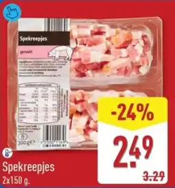 ALDI Spekreepjes aanbieding
