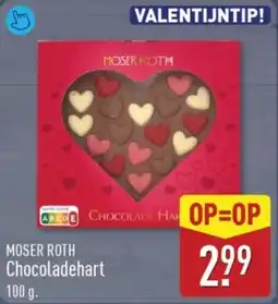 ALDI Moser Roth Chocoladehart aanbieding