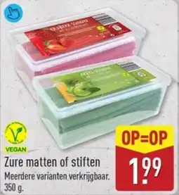 ALDI Zure Matten of Stiften aanbieding