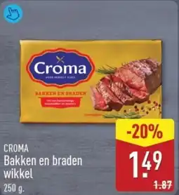 ALDI Croma Bakken en braden wikkel aanbieding