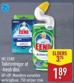 ALDI Wc Eend Toiletreiniger of Fresh Disc aanbieding