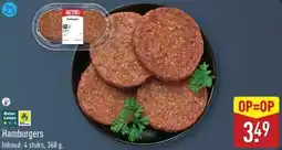 ALDI Hamburgers aanbieding