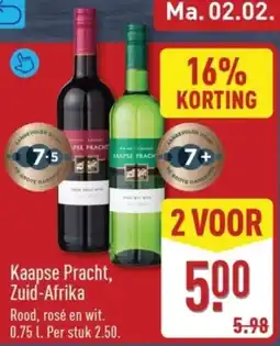 ALDI Kaapse Pracht, Zuid-Afrika aanbieding