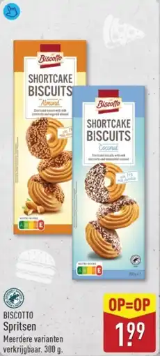 ALDI Biscotto Spritsen aanbieding