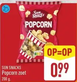 ALDI Sun Snacks Popcorn Zoet aanbieding