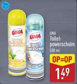 ALDI Una Toilet Powerschuim aanbieding
