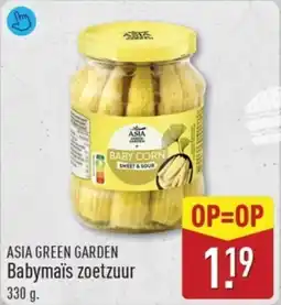 ALDI Asia Green Garden Babymaïs Zoetzuur aanbieding