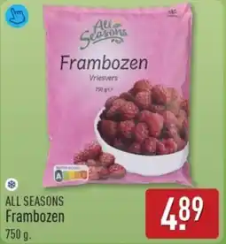 ALDI All Seasons Frambozen aanbieding