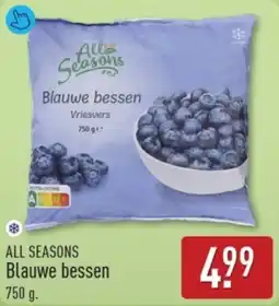 ALDI All Seasons Blauwe Bessen aanbieding