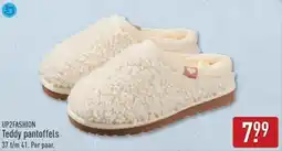 ALDI Up2Fashion Teddy pantoffels aanbieding