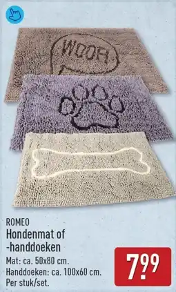 ALDI Romeo Hondenmat of Handdoeken aanbieding
