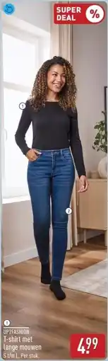 ALDI Up2Fashion T-Shirt met Lange Mouwen aanbieding