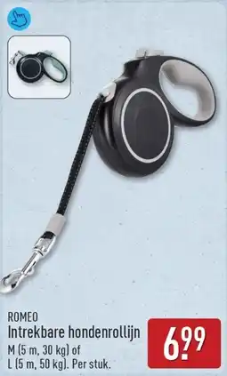 ALDI Romeo Intrekbare Hondenrollijn aanbieding