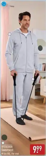 ALDI Up2fashion Sweatvest aanbieding