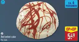 ALDI Red Velvet Cake aanbieding