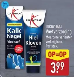 ALDI Lucovitaal Voetverzorging aanbieding