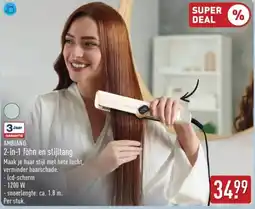 ALDI Ambiano 2-in-1 Föhn en Stijltang aanbieding