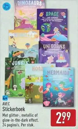 ALDI AVEC Stickerboek aanbieding