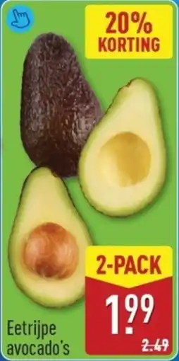 ALDI Eetrijpe Avocado's aanbieding