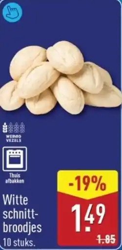 ALDI Witte Schnittbroodjes aanbieding