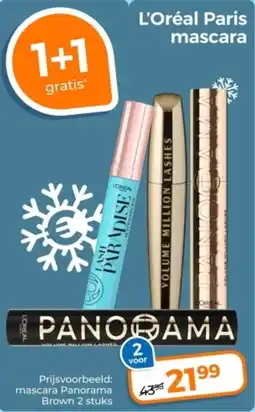Trekpleister L'Oréal Paris mascara aanbieding