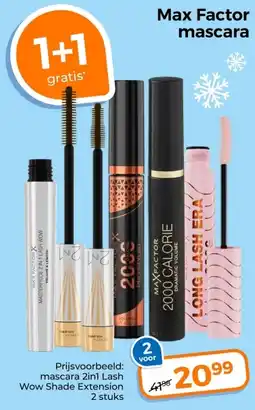 Trekpleister Max Factor mascara aanbieding