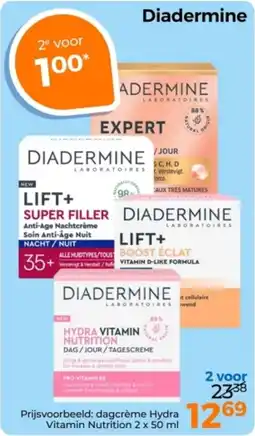 Trekpleister Diadermine aanbieding