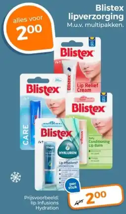 Trekpleister Blistex lipverzorging aanbieding