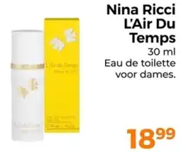 Trekpleister Nina Ricci L'Air Du Temps aanbieding