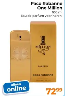 Trekpleister Paco Rabanne One Million aanbieding