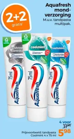 Trekpleister Aquafresh Mondverzorging aanbieding