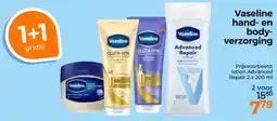 Trekpleister Vaseline hand en bodyverzorging aanbieding