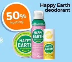 Trekpleister Happy Earth deodorant aanbieding