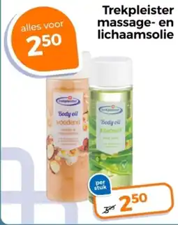 Trekpleister Trekpleister Massage en Lichaamsolie aanbieding