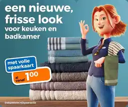 Trekpleister een nieuwe, frisse look voor keuken en badkamer vanaf aanbieding