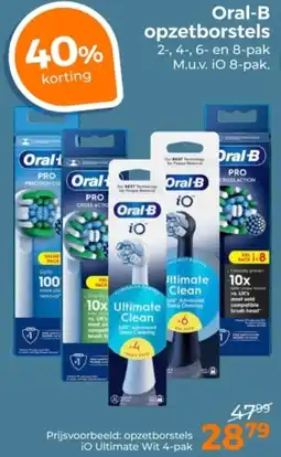 Trekpleister Oral-B Opzetborstels aanbieding