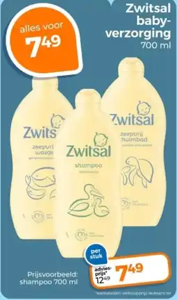 Trekpleister Zwitsal Babyverzorging aanbieding