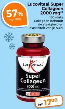 Trekpleister Lucovitaal Super Collageen 2000 mg aanbieding