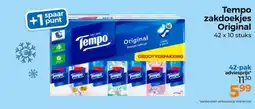 Trekpleister Tempo zakdoekjes Original aanbieding