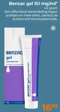 Trekpleister Benzac gel 50 mg/ml aanbieding