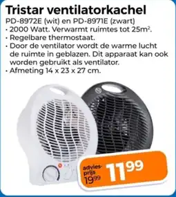 Trekpleister Tristar ventilatorkachel aanbieding