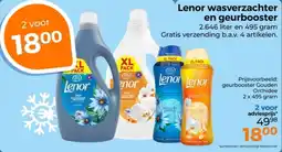 Trekpleister Lenor wasverzachter en geurbooster aanbieding