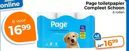 Trekpleister Page toiletpapier Compleet Schoon aanbieding