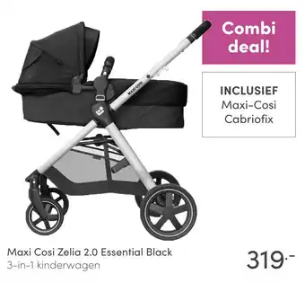 Baby & Tiener Maxi Cosi Zelia 2.0 Essential Black aanbieding