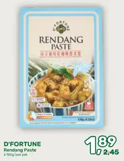 Amazing Oriëntal D'Fortune Rendang Paste aanbieding
