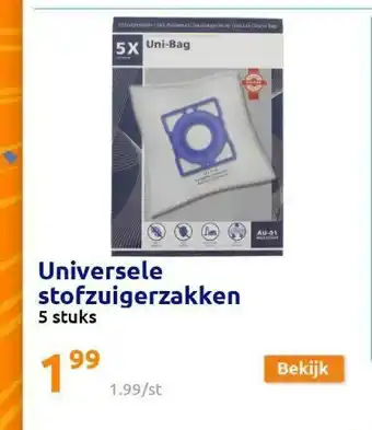 Action Universele Stofzuigerzakken aanbieding